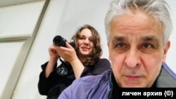 Свобода Цекова и Антон Стайков - куратори на изложбата "Отвъд картините. За изкуството и живота на Борис и Славка Деневи".