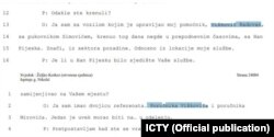 Iz svjedočenja u kojem se pominje Radovan Višković