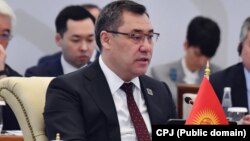 Президент Кыргызстана Садыр Жапаров на саммите «Евросоюз — Центральная Азия». 4 апреля 2025 года. Фото: AFP/Вячеслав Оселедко