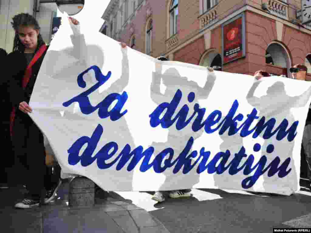 Protesti protiv neoliberalnog kapitalizma, Sarajevo, 15. oktobar 2011