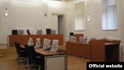 Bosnia-Herzegovina - Courtroom, Cantonal Court, Sarajevo, undated