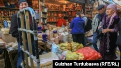 Рынок в Бишкеке.