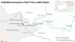 Felső-Tisza-vidék szennyeződés térkép