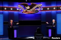 Donald Tramp i Džo Bajden na predsedničkoj debati, Nešvil, 22. oktobar 2022.