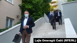 Bakir Izetbegović po izlasku sa Kolegija SDA