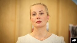 Iulia Navalnaia pe 3 iunie 2025, la Paris. 