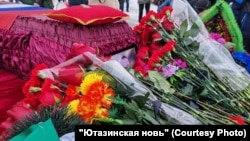 Похороны Флариса Ахметова, Уруссу, Татарстан. 