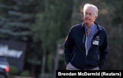 Vilijam Berns na konferenciji za novinare u San Veliju, Ajdaho, jul 2019.