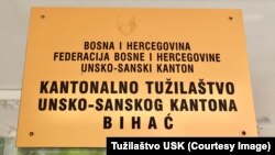 Tabla Tužilaštva Unsko - sanskog kantona. 