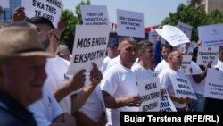 Protesta para Qeverisë së Kosovës.