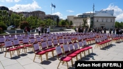 Performans nevladinih organizacija u znak kritike zbog više od 20 pokušaja formiranja Skupštine, 27. maj 2025.