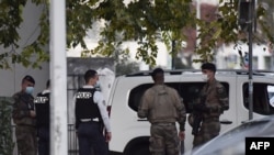 Policija na mestu napada u Lionu, 31. oktobar