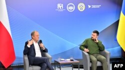 De Ziua Unității ucrainene, președintele Volodimir Zelenski l-a avut ca oaspete pe liderul unuia din cei mai importanți aliați ai țării sale în efortul de război: premierul polonez Donald Tusk. 