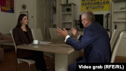 Ministri çek për Çështjet Evropiane, Martin Dvořák, gjatë një interviste për Radion Evropa e Lirë në Pragë, më 11 qershor, 2025.