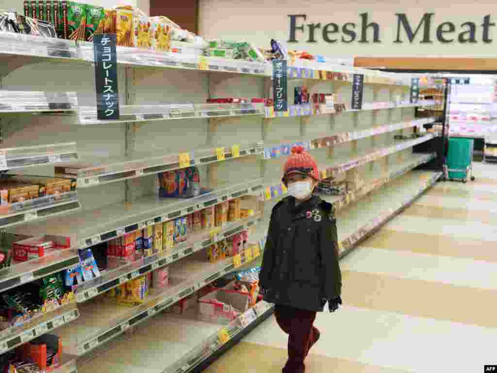 Akita, grad na sjeverozapadu zemlje, 15.03.2011. Foto: AFP / Roslan Rahman 