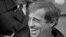 Imagine din 16 noiembrie 1985, Jean-Paul Belmondo la un meci de fotbal