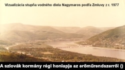 A nagymarosi erőmű látványterve 1977-ból