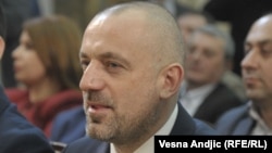 Milan Radoičić na fotografiji iz februara 2019. godine kada je sa liderima kosovskih Srba bio kod predsednika Srbije Aleksandra Vučića u Beogradu