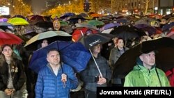 Građani su 16-minutnom ćutnjom odali počast žrvama, Novi Sad 1. april 2025.