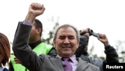 Джамиль Гасанлы, кандидат в президенты Азербайджана от оппозиции. Баку, 5 октября 2013 года.