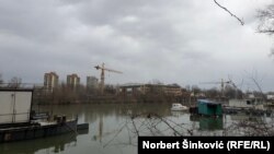 Nekadašnje brodogradilište na Ribarskom ostrvu