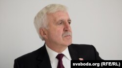 Belarus - Politician Ryhor Kastusyou. Minsk, 3Oct2017