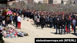 Погреб на жртвите во Кочани