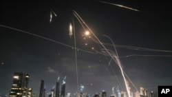 Работа ПВО над Тель-Авивом, 13 июня