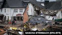 Az Ahrweiler járásban található Schuld település 2021. július 16-án