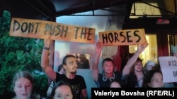 Protests against the Verkhovna Rada's decision limiting the independence of NABU and SAPO in Dnipro on July 22