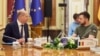 Ukrajinski predsjednik Volodimir Zelenski i njemački kancelar Olaf Šolc, Kijev, 16. jun 2022