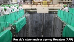 Загрузка топлива в первый энергоблок АЭС в Островце. 7 августа 2020 года