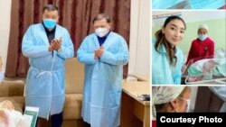 Фото из роддома, опубликованные ведущей Айзадой Жамгырчиевой в Facebook. На следующий день фотографии были удалены.