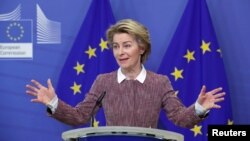 Predsednica Evropske komisije Ursula fon der Lajen pozvala je Evropljane da "ostave po strani predrasude" i podrže njen plan