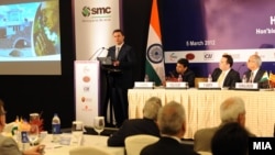 Премиерот Никола Груевски во роуд шоу за привлекување странски инвестиции во Индија.