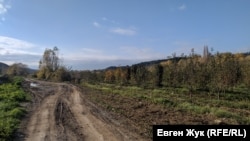 Район села Верхнесадовое. Крым, архивное фото