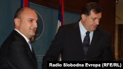 Aleksandar Džombić i Milorad Dodik, foto: Erduan Katana
