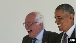 Barak Obama i Berni Sanders