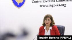 Ish-kryetarja e KQZ-së, Valdete Daka. 