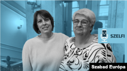 Rubi Anna rendező és Schilling Magdolna szülő, a Gondoskodás Gyermekeinkért Alapítvány elnöke