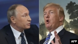 Predsednici Rusije i Amerike Vladimir Putin i Donald Tramp