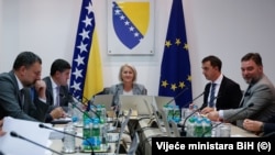 Vijeće ministara BiH na sjednici u Sarajevu, 30. 10. 2024.