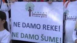 Protest u Beogradu 'Ne za MHE'