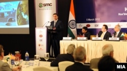 Премиерот Никола Груевски во роуд шоу за привлекување странски инвестиции во Индија на 5 март 2012 година.