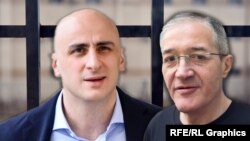 Ника Мелия и Гиви Таргамадзе (коллаж)