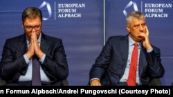 Aleksandar Vučić i Hašim Tači, fotoarhiv