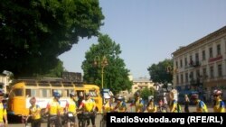 Учасники велосипедної мандрівки