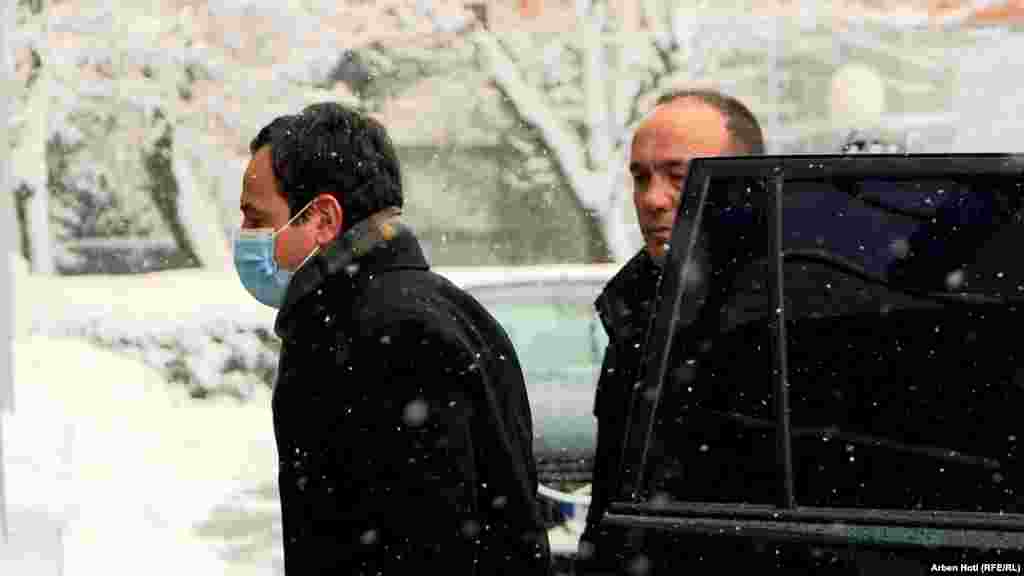 Kryetari i Lëvizjes Vetëvendosje Albin Kurti.