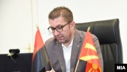 Претседателот на ВМРО-ДПМНЕ Христијан Мицкоски