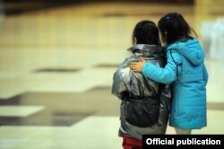 Two Kyrgyz children repatriated from Iraq in March 2021